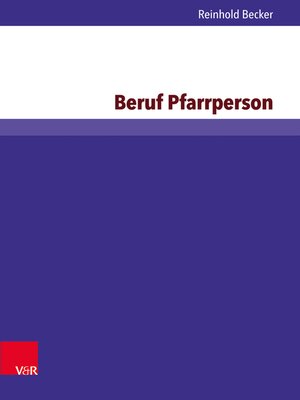 cover image of Beruf Pfarrperson